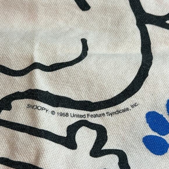 Peanuts Snoopy Canvas Tote Bag-Vintage UFS 16"x13.5"- Used condition - Picture 2 of 7